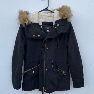 Black winter jacket